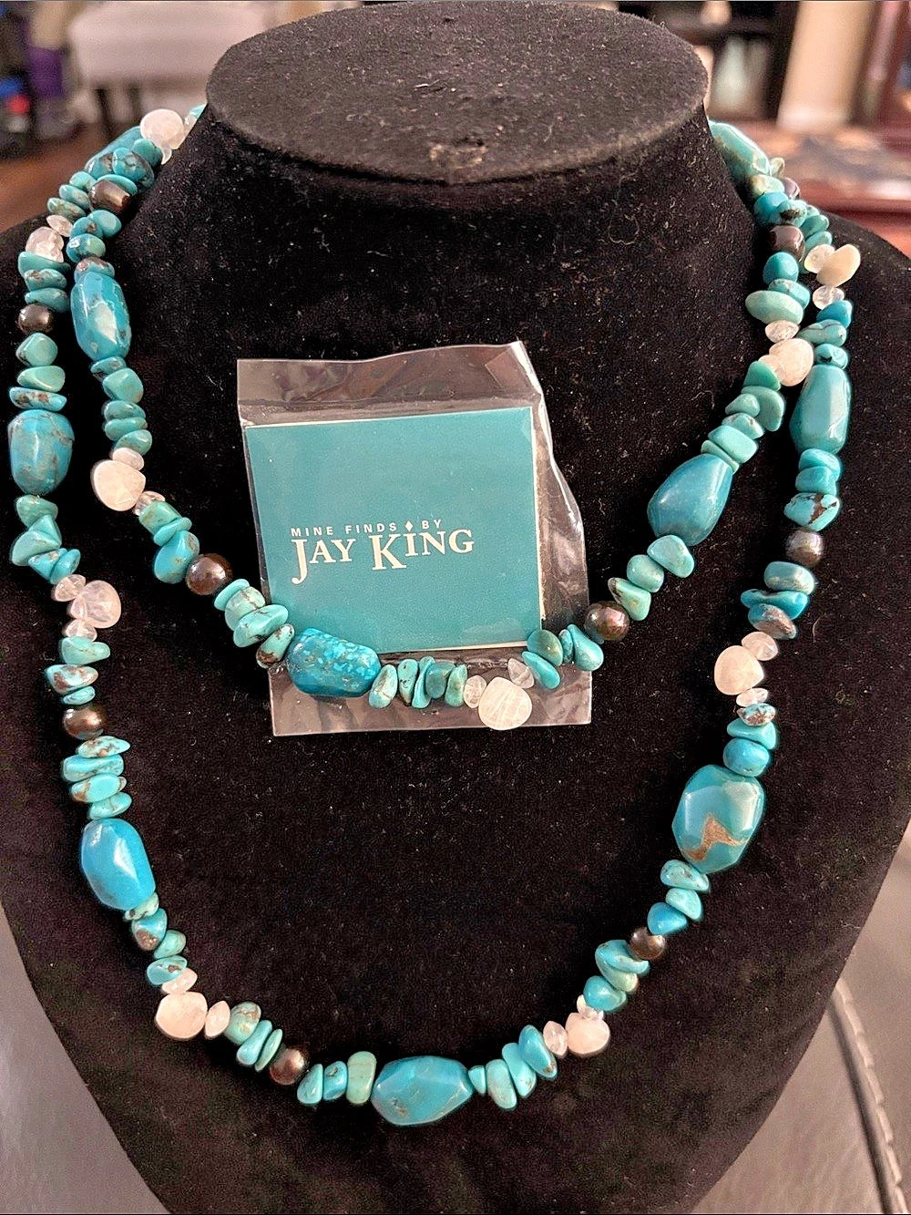 Mine Finds by Jay King Turquoise Beaded Necklace Like New